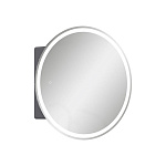 Зеркальный шкаф EQUIL Smile LED D600 подвесной графит софт, фото 1